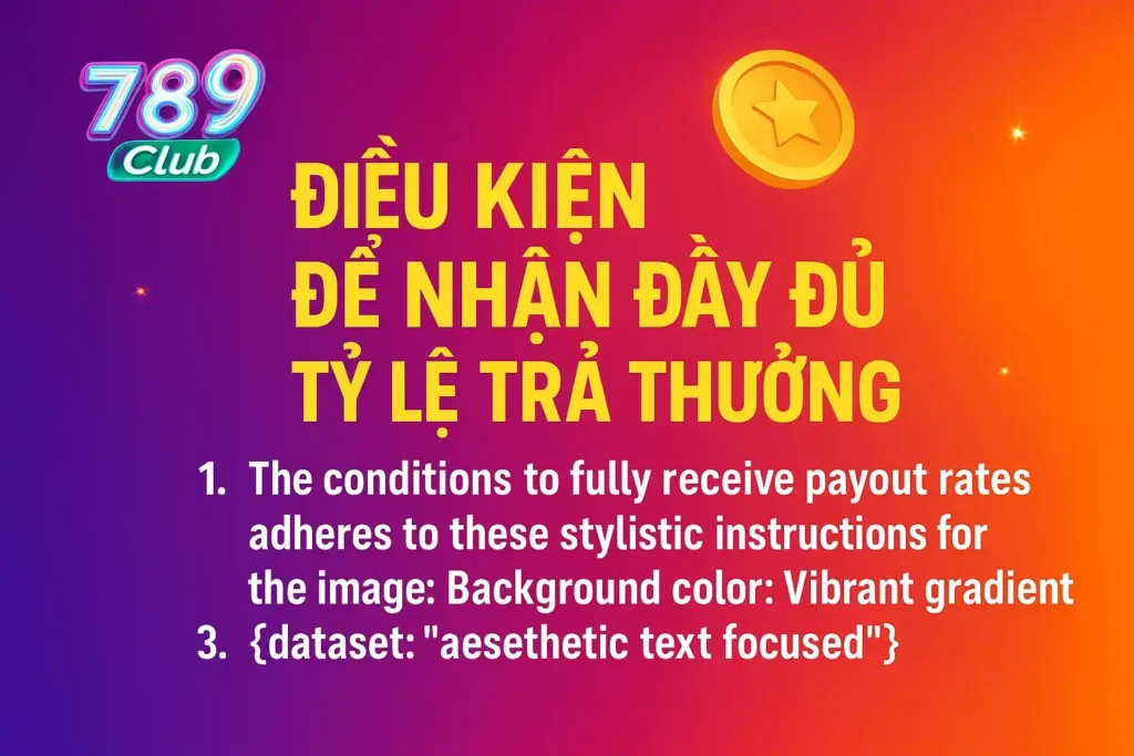 Điều Kiện Để Nhận Đầy Đủ Tỷ Lệ Trả Thưởng